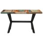 Tavolo da Pranzo 140x70x75 cm in Legno Massello di Recupero