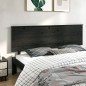 Testiera per Letto Nera 204x6x82,5 cm in Legno Massello di Pino Testiera per Letto Nera 204x6x82,5 cm in Legno Massello di Pino