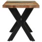 Tavolo da Pranzo 140x70x75 cm in Legno Massello di Recupero