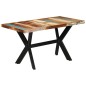 Tavolo da Pranzo 140x70x75 cm in Legno Massello di Recupero