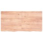 Ripiano Muro Marrone Chiaro 120x60x4cm Massello Rovere Trattato Ripiano Muro Marrone Chiaro 120x60x4cm Massello Rovere Trattato