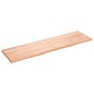Ripiano Muro Marrone Chiaro 180x50x4cm Massello Rovere Trattato Ripiano Muro Marrone Chiaro 180x50x4cm Massello Rovere Trattato