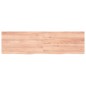 Ripiano Muro Marrone Chiaro 180x50x4cm Massello Rovere Trattato Ripiano Muro Marrone Chiaro 180x50x4cm Massello Rovere Trattato
