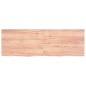Ripiano Muro Marrone Chiaro 120x40x4cm Massello Rovere Trattato