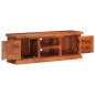 vidaXL Mobile TV con Ante 112x30x40 cm in Legno Massello di Acacia