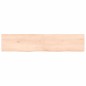 Ripiano a Parete 140x30x4 cm Legno Massello Rovere Non Trattato Ripiano a Parete 140x30x4 cm Legno Massello Rovere Non Trattato