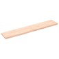 Ripiano a Parete 160x30x4 cm Legno Massello Rovere Non Trattato Ripiano a Parete 160x30x4 cm Legno Massello Rovere Non Trattato