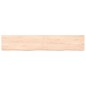 Ripiano a Parete 160x30x4 cm Legno Massello Rovere Non Trattato Ripiano a Parete 160x30x4 cm Legno Massello Rovere Non Trattato