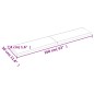 Ripiano a Parete 160x30x4 cm Legno Massello Rovere Non Trattato Ripiano a Parete 160x30x4 cm Legno Massello Rovere Non Trattato