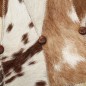 Sedia a Dondolo con Poggiapiedi Marrone in Vera Pelle Sedia a Dondolo con Poggiapiedi Marrone in Vera Pelle