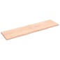 Ripiano a Parete 200x50x4 cm Legno Massello Rovere Non Trattato Ripiano a Parete 200x50x4 cm Legno Massello Rovere Non Trattato