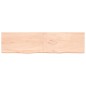 Ripiano a Parete 200x50x4 cm Legno Massello Rovere Non Trattato Ripiano a Parete 200x50x4 cm Legno Massello Rovere Non Trattato