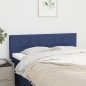 Testiere 2 pz Blu 72x5x78/88 cm in Tessuto Testiere 2 pz Blu 72x5x78/88 cm in Tessuto