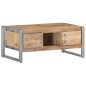 vidaXL Tavolino da Salotto 95x50x40 cm in Legno di Mango Grezzo vidaXL Tavolino da Salotto 95x50x40 cm in Legno di Mango Grezzo