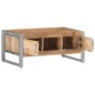 vidaXL Tavolino da Salotto 95x50x40 cm in Legno di Mango Grezzo vidaXL Tavolino da Salotto 95x50x40 cm in Legno di Mango Grezzo