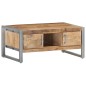 vidaXL Tavolino da Salotto 95x50x40 cm in Legno di Mango Grezzo vidaXL Tavolino da Salotto 95x50x40 cm in Legno di Mango Grezzo