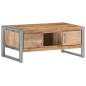 vidaXL Tavolino da Salotto 95x50x40 cm in Legno di Mango Grezzo vidaXL Tavolino da Salotto 95x50x40 cm in Legno di Mango Grezzo