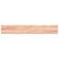 vidaXL Ripiano Muro Marrone 200x30x(2-6) cm Massello Rovere Trattato vidaXL Ripiano Muro Marrone 200x30x(2-6) cm Massello Rovere Trattato