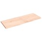 Ripiano a Parete 140x50x4 cm Legno Massello Rovere Non Trattato Ripiano a Parete 140x50x4 cm Legno Massello Rovere Non Trattato