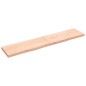 vidaXL Ripiano a Parete 200x40x(2-6) cm Massello Rovere Non Trattato vidaXL Ripiano a Parete 200x40x(2-6) cm Massello Rovere Non Trattato