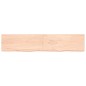 vidaXL Ripiano a Parete 200x40x(2-6) cm Massello Rovere Non Trattato vidaXL Ripiano a Parete 200x40x(2-6) cm Massello Rovere Non Trattato