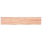 Ripiano Muro Marrone Chiaro 160x30x4cm Massello Rovere Trattato