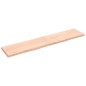 Ripiano a Parete 200x40x4 cm Legno Massello Rovere Non Trattato Ripiano a Parete 200x40x4 cm Legno Massello Rovere Non Trattato