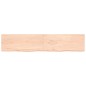 Ripiano a Parete 200x40x4 cm Legno Massello Rovere Non Trattato Ripiano a Parete 200x40x4 cm Legno Massello Rovere Non Trattato