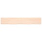 Ripiano a Parete 180x30x4 cm Legno Massello Rovere Non Trattato Ripiano a Parete 180x30x4 cm Legno Massello Rovere Non Trattato
