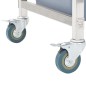 Carrello da Cucina con Contenitori in Plastica 82x43,5x93 cm Carrello da Cucina con Contenitori in Plastica 82x43,5x93 cm