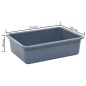 Carrello da Cucina con Contenitori in Plastica 82x43,5x93 cm Carrello da Cucina con Contenitori in Plastica 82x43,5x93 cm