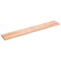 Ripiano Muro Marrone Chiaro 200x30x4cm Massello Rovere Trattato