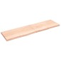 Ripiano a Parete 220x60x6 cm Legno Massello Rovere Non Trattato Ripiano a Parete 220x60x6 cm Legno Massello Rovere Non Trattato