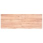 vidaXL Ripiano Muro Marrone 140x50x(2-4) cm Massello Rovere Trattato vidaXL Ripiano Muro Marrone 140x50x(2-4) cm Massello Rovere Trattato