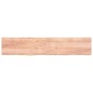 Ripiano Muro Marrone Chiaro 200x40x4cm Massello Rovere Trattato Ripiano Muro Marrone Chiaro 200x40x4cm Massello Rovere Trattato
