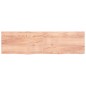 vidaXL Ripiano Muro Marrone 220x60x(2-4) cm Massello Rovere Trattato vidaXL Ripiano Muro Marrone 220x60x(2-4) cm Massello Rovere Trattato