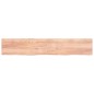 Ripiano Muro Marrone Chiaro 220x40x4cm Massello Rovere Trattato Ripiano Muro Marrone Chiaro 220x40x4cm Massello Rovere Trattato