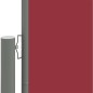 Tenda da Sole Laterale Retrattile Rossa 200x1000 cm Tenda da Sole Laterale Retrattile Rossa 200x1000 cm
