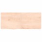 Ripiano a Parete 120x50x4 cm Legno Massello Rovere Non Trattato Ripiano a Parete 120x50x4 cm Legno Massello Rovere Non Trattato