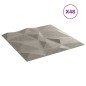 Pannelli Murali 48 pz Grigio Cemento 50x50cm EPS 12 m² Diamante Pannelli Murali 48 pz Grigio Cemento 50x50cm EPS 12 m² Diamante