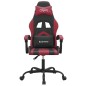 vidaXL Sedia Gaming Nero e Rosso Vino in Similpelle vidaXL Sedia Gaming Nero e Rosso Vino in Similpelle