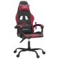 vidaXL Sedia Gaming Nero e Rosso Vino in Similpelle vidaXL Sedia Gaming Nero e Rosso Vino in Similpelle