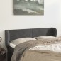 Testiera ad Orecchio Grigio Scuro 147x23x78/88 cm in Velluto Testiera ad Orecchio Grigio Scuro 147x23x78/88 cm in Velluto
