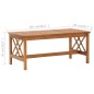 Set Divani da Giardino 3 pz in Legno Massello di Acacia
