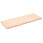 vidaXL Ripiano a Parete 160x60x(2-6) cm Massello Rovere Non Trattato vidaXL Ripiano a Parete 160x60x(2-6) cm Massello Rovere Non Trattato