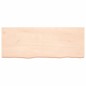 vidaXL Ripiano a Parete 160x60x(2-6) cm Massello Rovere Non Trattato vidaXL Ripiano a Parete 160x60x(2-6) cm Massello Rovere Non Trattato