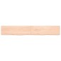 Ripiano a Parete 200x30x6 cm Legno Massello Rovere Non Trattato Ripiano a Parete 200x30x6 cm Legno Massello Rovere Non Trattato