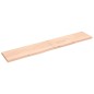 Ripiano a Parete 220x40x4 cm Legno Massello Rovere Non Trattato Ripiano a Parete 220x40x4 cm Legno Massello Rovere Non Trattato