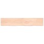 Ripiano a Parete 220x40x4 cm Legno Massello Rovere Non Trattato Ripiano a Parete 220x40x4 cm Legno Massello Rovere Non Trattato