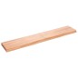 Ripiano Muro Marrone Chiaro 160x30x6cm Massello Rovere Trattato Ripiano Muro Marrone Chiaro 160x30x6cm Massello Rovere Trattato